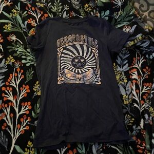 Aeropostale Navy Graphic Tee